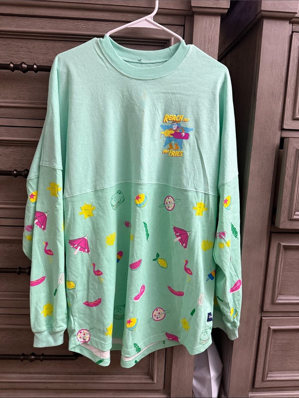 Kids Mint Graphic Long-Sleeve Shirt